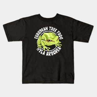 European Tree Frog Kids T-Shirt